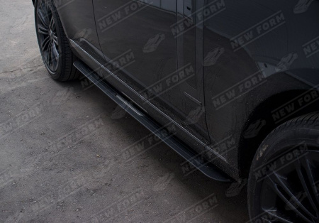 Land Rover Range Rover 5 поколение 2021 - 2023 Пороги черный молдинг