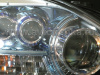 Lexus RX330, RX350 (03-08) фары передние линзовые хром, со светодиодной оптикой, под корректор, дизайн LS600, дизайн "MidWest", комплект 2 шт.