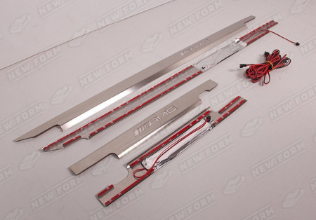 Mercedes-Benz G-Klasse W463 1990 - 2018 Накладки на пороги хром с подсветкой AMG