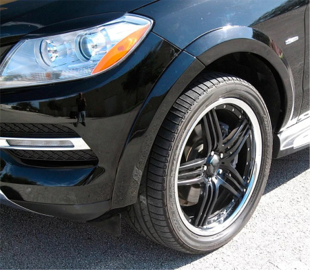 Mercedes ML-Class W166 (11-) Расширители арок AMG на кузов ML63 AMG (комплект, 8 частей)