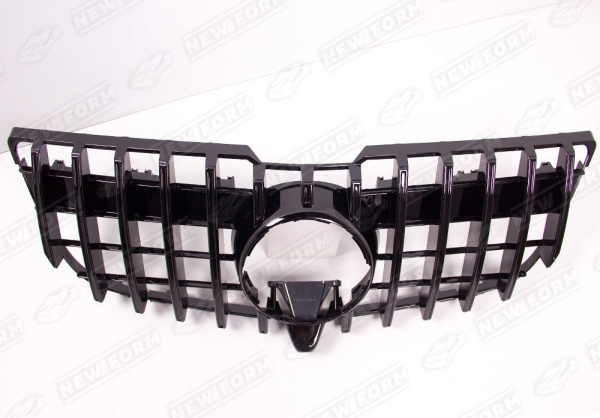 Mercedes-Benz GLK-Klasse X204 рестайлинг 2012 - 2015 Решетка радиатора AMG GT черная под камеру