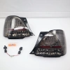 Lexus GS300, GS430 (97-04) фонари задние черные, дизайн под светодиоды, комплект лев.+прав.