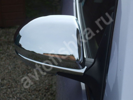 Mazda 3 (2009-) накладки на зеркала из нержавеющей стали, 2 шт.