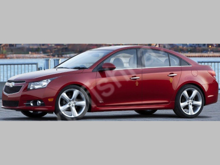 Chevrolet Cruze хэтчбек (2011-) накладки на ручки дверей из нержавеющей стали, комплект 4 шт.