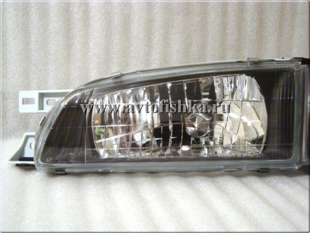 Subaru Impreza I (97-01) фары передние черные под корректор, комплект 2 шт.