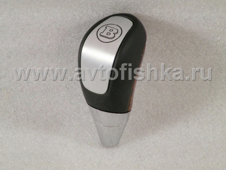 Mercedes, рукоятка рычага переключения передач дизайн под дерево, с логотипом "Brabus"