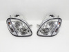 Mercedes SLK R170 (98-04) фары передние хромированные, с поворотниками, комплект 2 шт.