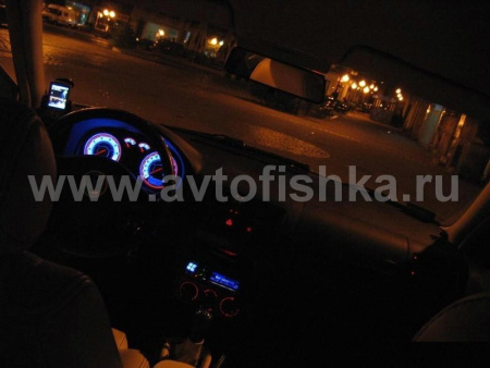 Volkswagen Passat B5 (96-00) светящиеся шкалы приборов - накладки на циферблаты панели приборов, дизайн № 2