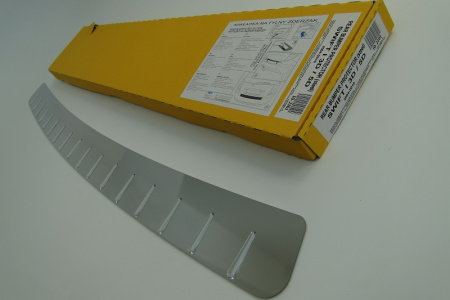 Suzuki Swift (04-) 3 и 5 дверн. накладка на задний бампер с силиконовыми вставками, к-кт 1шт.