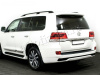Toyota Land Cruiser (15–) Комплект накладок переднего и заднего бамперов EXECUTIVE. Цвет: белый перламутр