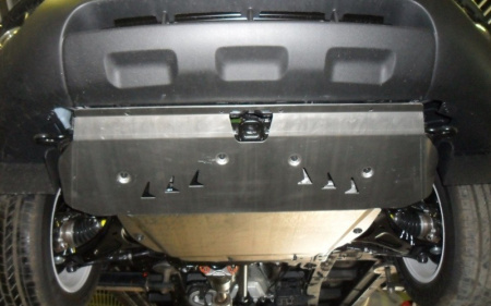 Kia Sorento (09–) Защита картера + КПП, алюминий (V-2.4)