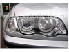 BMW 3 E46 (98-01) 4 дв. седан фары передние хромированные, со светящимися ободками, с поворотниками, комплект 2 шт.