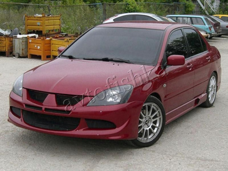 Mitsubishi Lancer 9 (04 – 07) бампер передний в стиле EVO