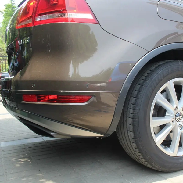 Volkswagen Touareg (10–14) Комплект накладок переднего и заднего бамперов, нерж. сталь