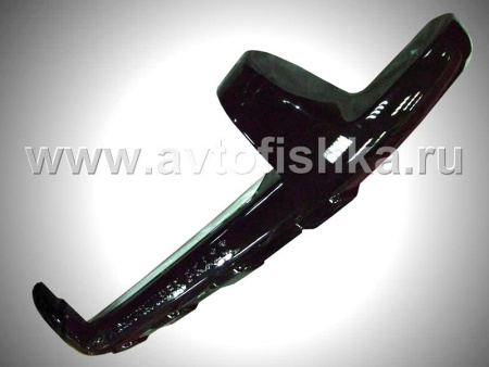 Toyota Land Cruiser Prado 150 (2009-) накладка на передний бампер, защита пластиковая, с надписью "Land Cruiser Prado", под покраску.