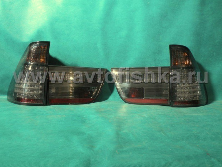 BMW X5 (98-06) задние фонари светодиодные тонированные, комплект 2 шт.