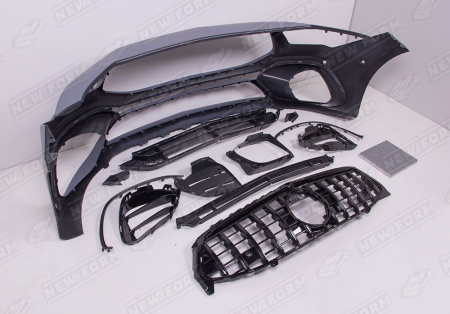 Mercedes-Benz CLA-Klasse C118/X118 2019 - н.в. Передний бампер 4.5 AMG черный