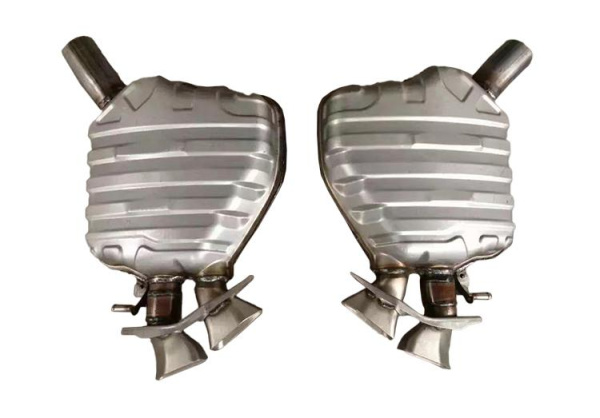 Двойной выхлоп W12 для Audi A8 2011-2014 - нержавейка