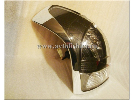 Suzuki Swift (04-) фонари задние светодиодные черно-хромированные с рамкой, комплект 2 шт.