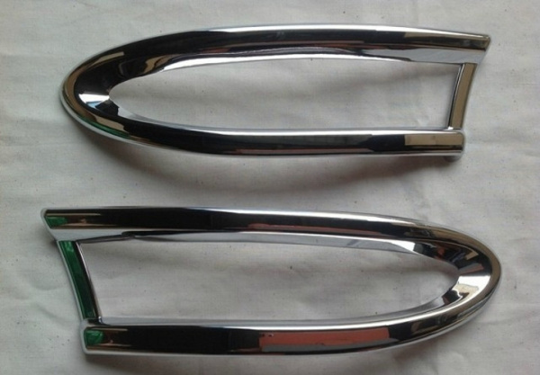 BMW X3 (10–14) Окантовка на задние противотуманные фары, хром