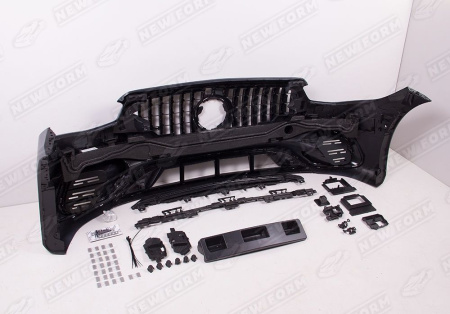 Mercedes-Benz S-Klasse W223 2020 - н.в. Обвес 63 AMG на штатную комплектацию с порогами