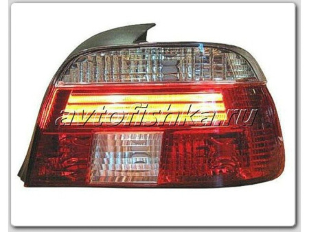 BMW 5 E39 фонари задние красно-белые, комплект 2 шт.