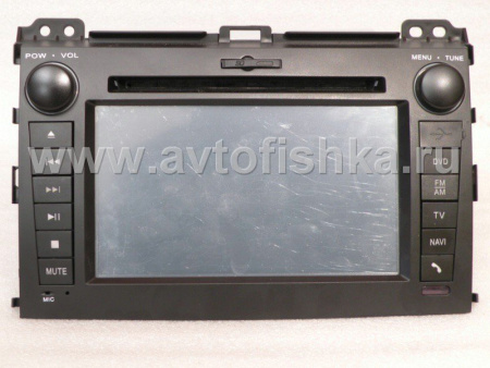 Toyota Land Cruiser Prado 120 автомагнитола, штатное головное устройство с GPS навигацией и ТВ