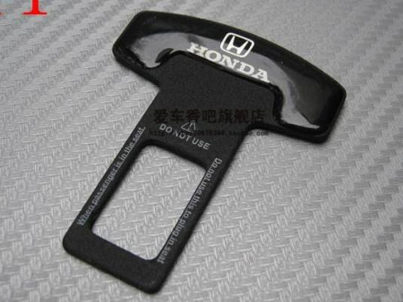 Вставка в замок ремня безопасности с логотипом Honda, лакированная