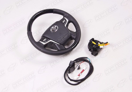 Toyota Land Cruiser LC 200 2007 - 2012 Руль черный глянец