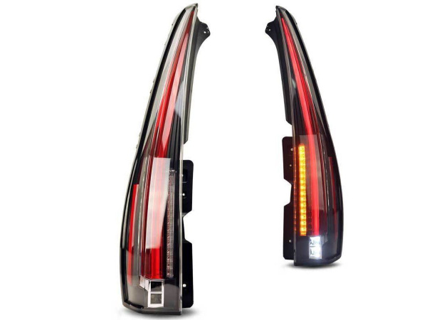 Chevrolet Tahoe, Suburban, GMC Yukon, Denali (07-) фонари задние светодиодные Дизайн Cadillac 2017, комплект 2 шт.