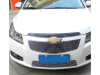 Chevrolet Cruze (2009-) алюминиевая накладка на решетку радиатора, горизонтальный дизайн, комплект 2 шт.