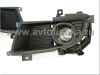 Mitsubishi Lancer 9 (03-05) фары передние противотуманные с черными рамками, комплект 2 шт.