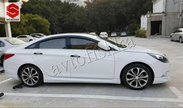 Hyundai Sonata YF (10-) спортивный обвес пороги и передняя и задняя юбка
