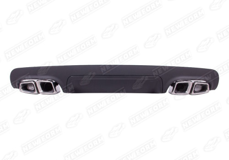 Mercedes-Benz S-Klasse W221 2005 - 2009 Диффузор с насадками 6.3 AMG