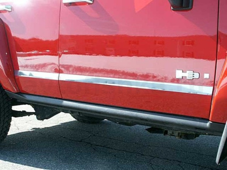 Hummer H3 (05-) молдинги дверей из нержавеющей стали, комплект 4 шт.
