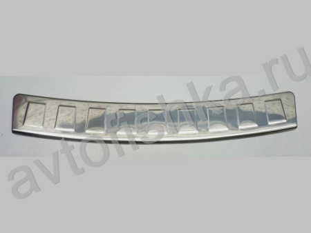 Opel Astra J хэтчбек (10-) накладка на задний бампер из полированной нержавеющей стали