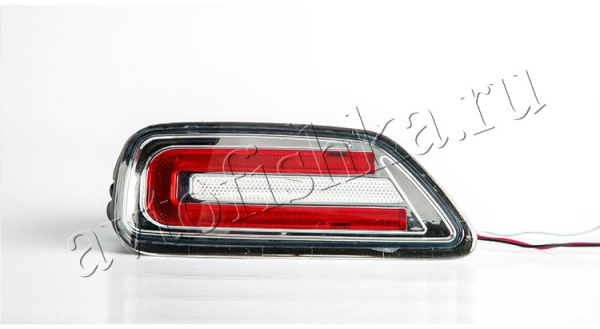 Nissan Patrol Y62 (10-18) фонари заднего бампера дизайн Patrol 2014 года, в комплекте 2 шт.