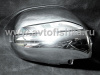 Toyota Land Cruiser Prado 120 (02-) хромированные корпуса боковых зеркал, со светодиодным поворотником в стиле Стрела и с подсветкой Welcome, комплект 2 шт.