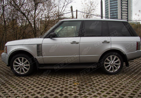 Land Rover Range Rover 3 поколение (рестайлинг) 2005 - 2009 Пороги с передними брызговиками