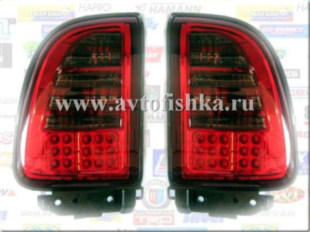 Toyota RAV4 (97-01) фонари задние светодиодные красно-тонированные, комплект 2 шт.