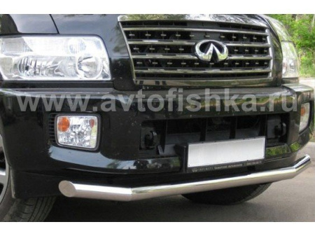 Infiniti QX56 (04-10) защита переднего бампера, труба 70 мм