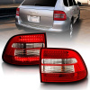 Porsche Cayenne (03-06) фонари задние светодиодные красно-хромированные, комплект 2 шт.