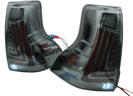 Toyota Land Cruiser Prado FJ150 (10-17) фонари (стопы) задние светодиодные, дизайн Lexus