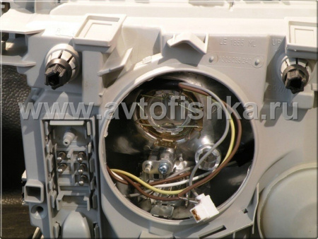 Mercedes S W140 (92-99) передние фары хромированные, комплект 2 шт.