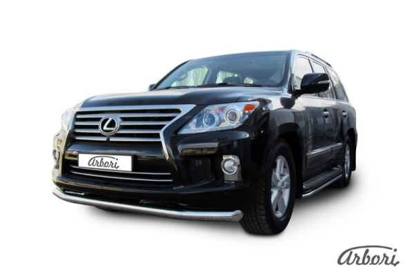 Защита переднего бампера Arbori d76 LEXUS LX-570 2012-