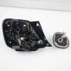 Lexus GS300, GS430 (97-04) фонари задние черные, дизайн под светодиоды, комплект лев.+прав.