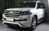 Toyota Land Cruiser (15–) Комплект накладок переднего и заднего бамперов EXECUTIVE. Цвет: белый перламутр