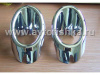 Chevrolet Cruze (08-) хромированные накладки на противотуманные фары, комплект 2 шт.