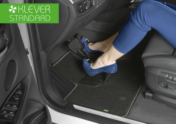 Коврики в салон Klever Standard HYUNDAI IX35 2010-> кросс., 4 шт. (текстиль)