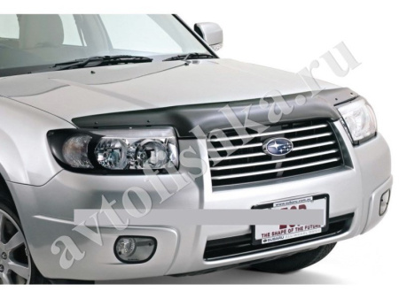 Дефлектор капота темный Subaru Forester 2006-2008